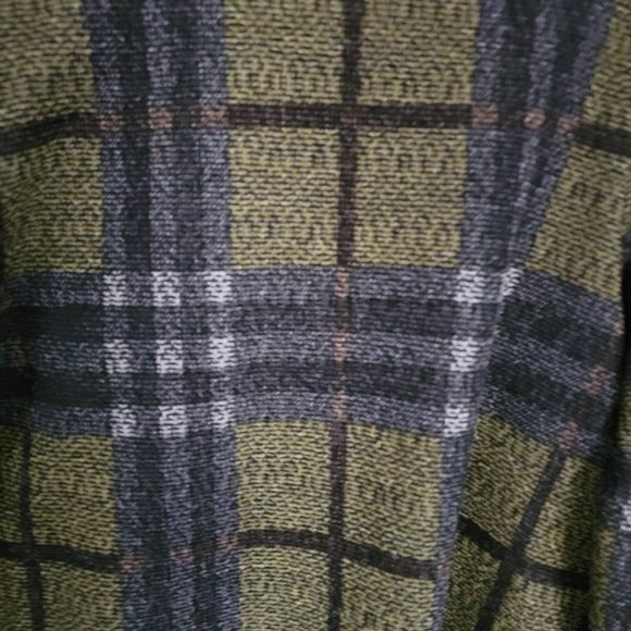 Terra SJ Apparel plaid 3/4 bell sleeves blazer Size Medium - Picture 7 of 13